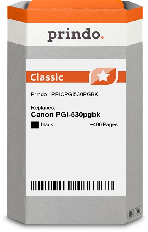 Prindo Classic Schwarz Druckerpatrone pgi-530 PRICPGI530PGBK