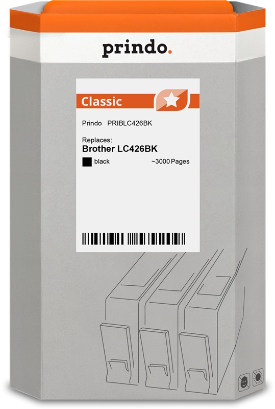Prindo Classic Schwarz Druckerpatrone PRIBLC426BK