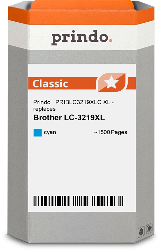 Prindo Classic XL Cyan Druckerpatrone PRIBLC3219XLC Brother LC3219XLC
