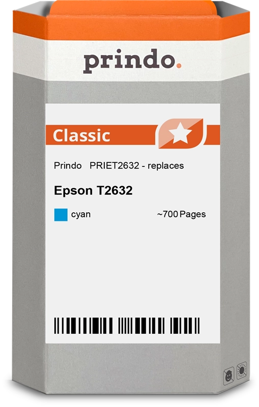 Prindo Classic XL Cyan Druckerpatrone PRIET2632