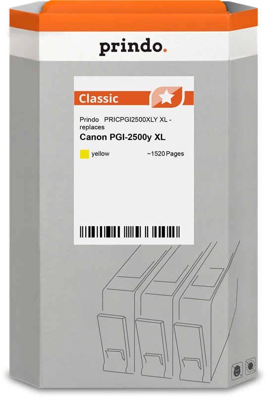 Prindo Classic XL Gelb PGI-2500y XL PRICPGI2500XLY 9267B001