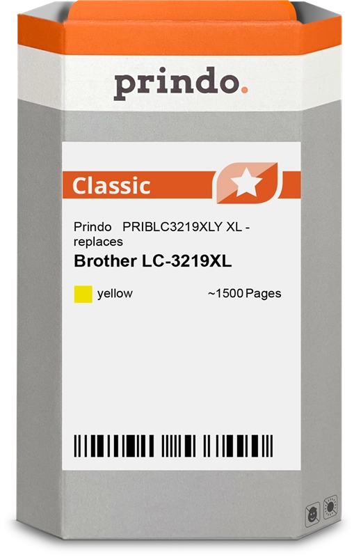 Prindo Classic XL Gelb Druckerpatrone PRIBLC3219XLY Brother LC3219XLY