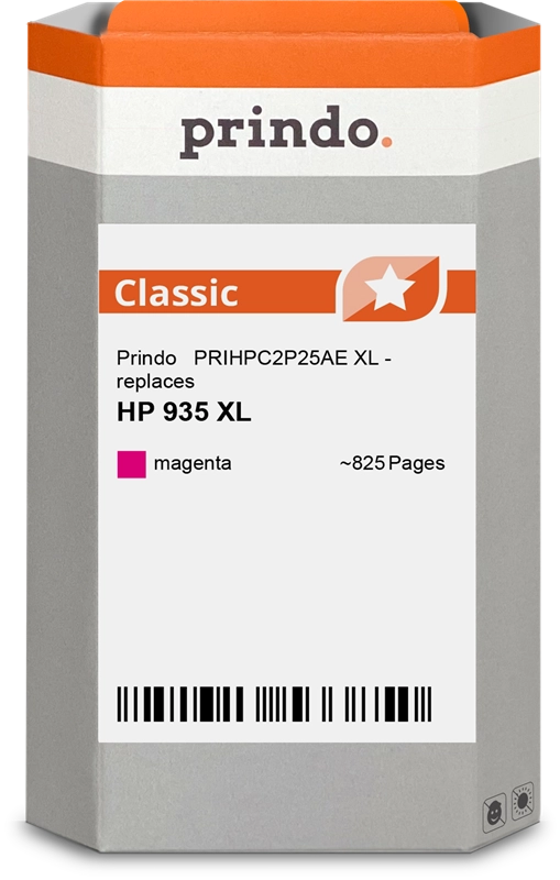 Prindo Classic XL Magenta Druckerpatrone HP 935 XL PRIHPC2P25AE