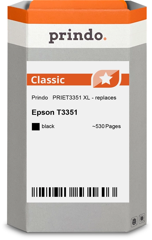 Prindo Classic XL T33 Schwarz  PRIET3351