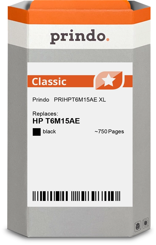 Prindo Classic XL Schwarz Druckerpatrone PRIHPT6M15AE 903XL