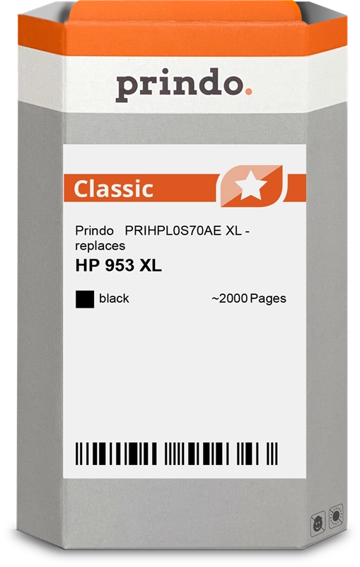 Prindo Classic XL Schwarz HP953XL PRIHPL0S70AE
