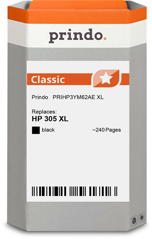 Prindo Classic 305 XL Schwarz PRIHP3YM62AE