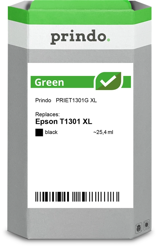 Prindo Green XL Schwarz Druckerpatrone PRIET1301G