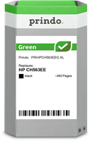 Prindo Green XL Schwarz Druckerpatrone PRIHPCH563EEG