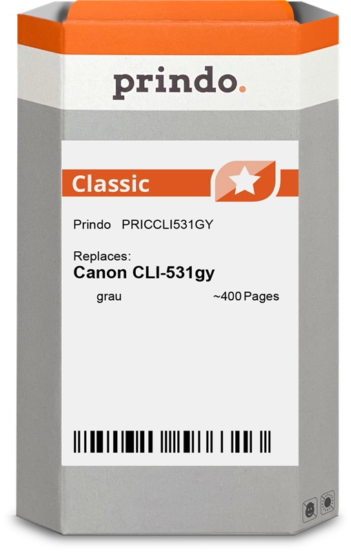 Prindo Classic gry Druckerpatrone CLI-531gy PRICCLI531gy