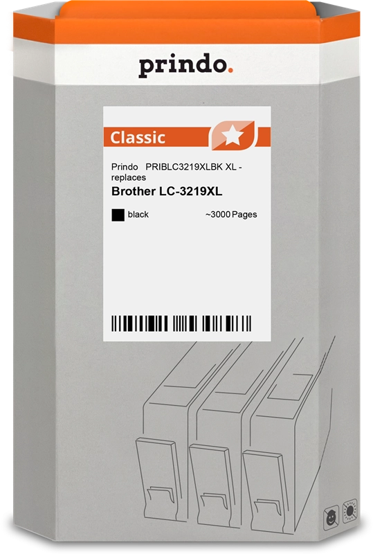 Prindo Classic XL Black Druckerpatrone PRIBLC3219XLbk Brother LC3219XLBK