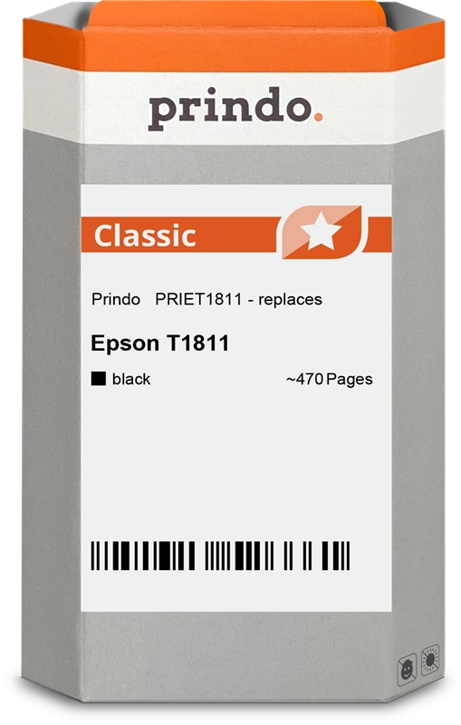 Prindo classic T 18 XL black PRIET1811