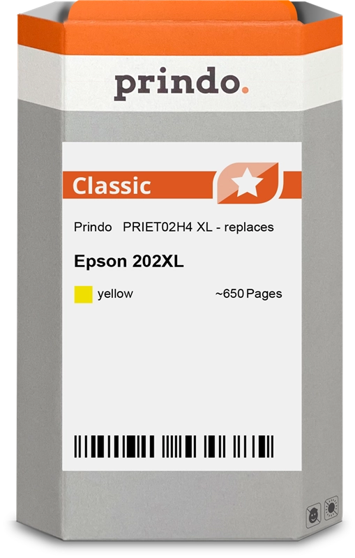 Prindo Classic 202 XL Yellow Druckerpatrone PRIET02H4