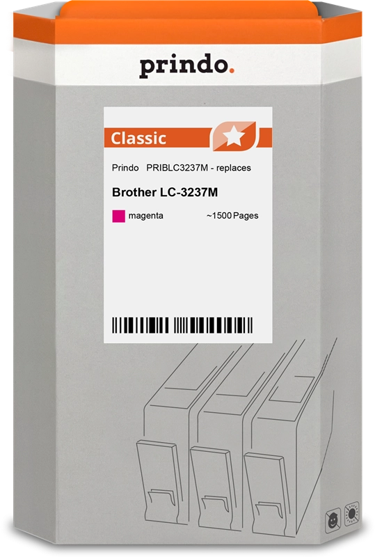 Prindo Classic Brother LC3237M Magenta PRIBLC3237M