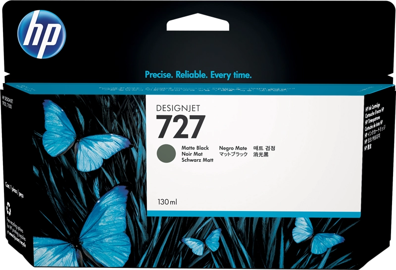 HP 727 Schwarz (Matt) Druckerpatrone (B3P22A)