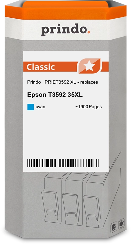 Prindo Classic T3592 XL Cyan PRIET3592