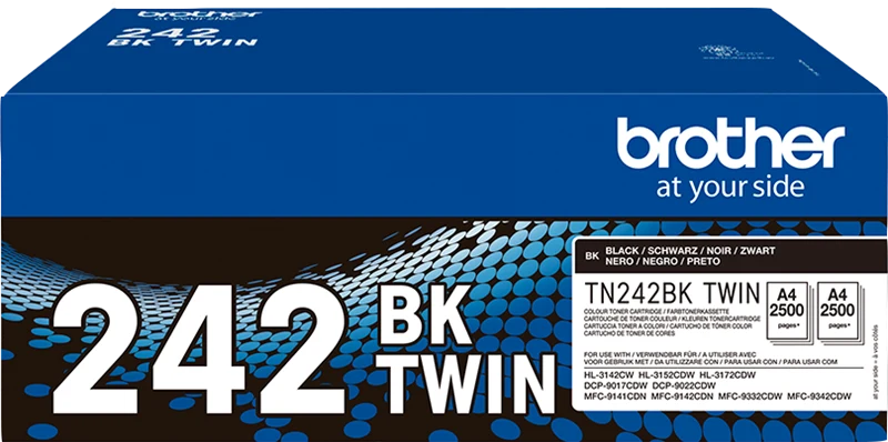 Brother TN-242BK TWIN Multipack Schwarz