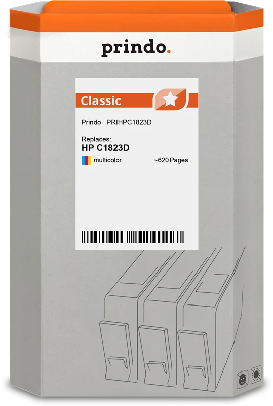 Prindo Classic Druckerpatrone kompatibel mit HP 23 mehrere Farben PRIHPC1823D