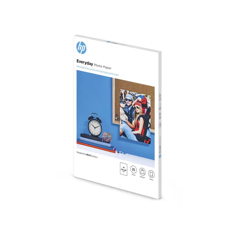 HP Fotopapier Q5451A DIN A4 glänzend 200 g/qm 25 Blatt