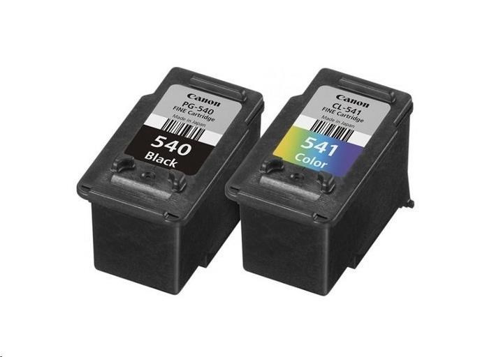 Canon PG-540+CL-541 Schwarz / mehrere Farben / Weiss Value Pack + 10x15 cm Fotopapier 50 Blatt