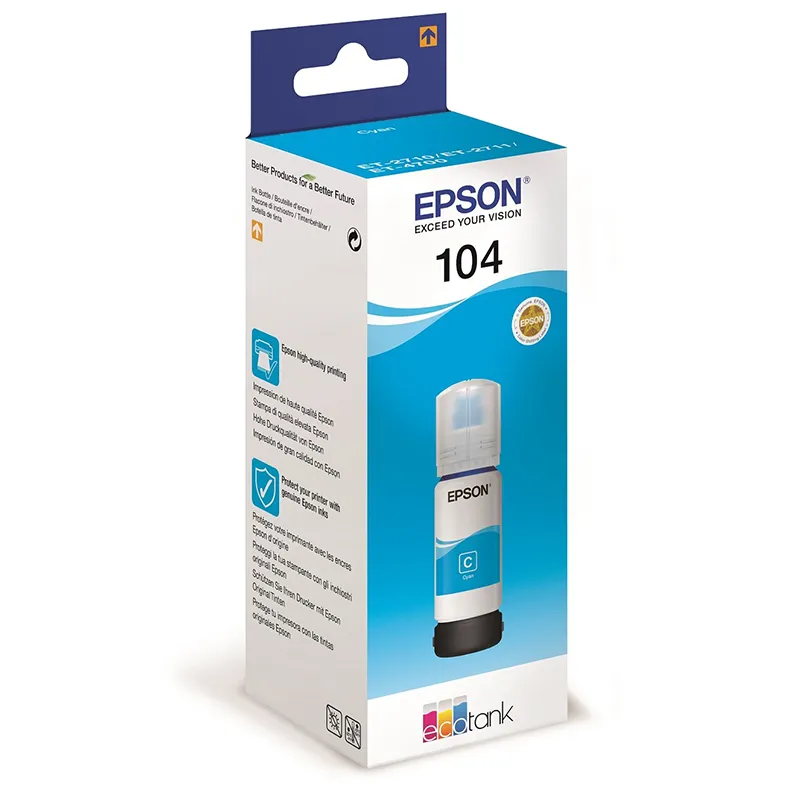 Epson 104 Cyan Druckerpatrone C13T00P240 (T104)