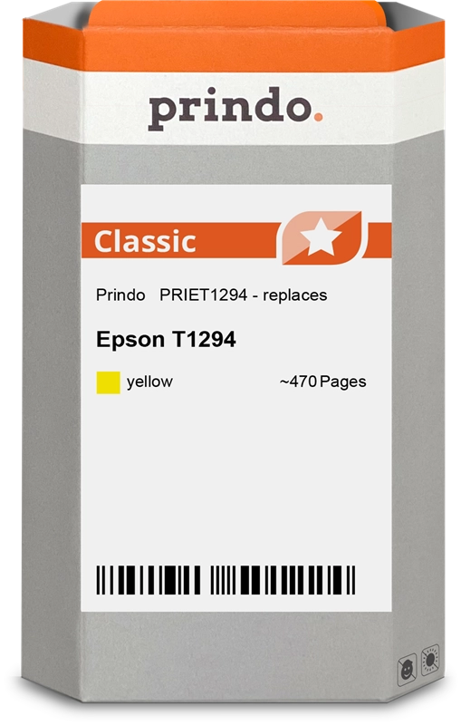 Prindo Classic T1294 Yellow PRIET1294