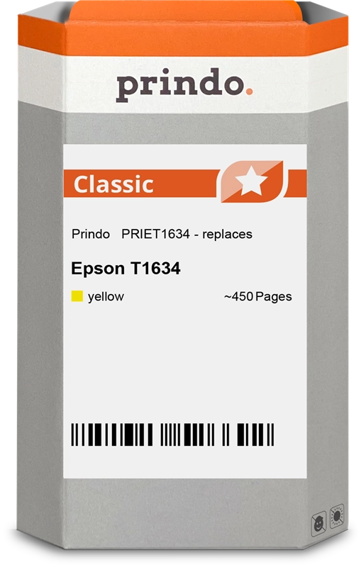 Prindo Classic T1634 XL Yellow PRIET1634