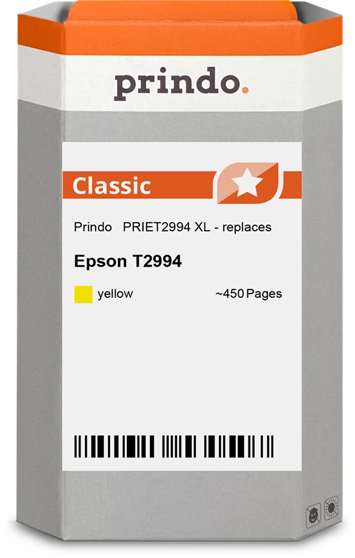 Prindo Classic T2994 XL Yellow PRIET2994