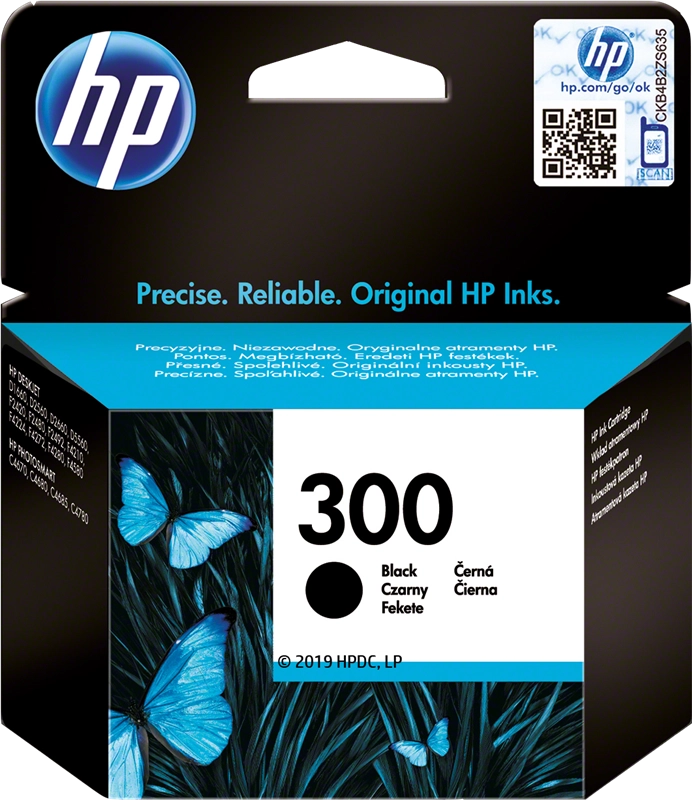HP 300 Schwarz Druckerpatrone CC640EE (HP300)