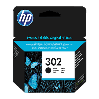 HP 302 Schwarz Druckerpatrone F6U66AE (HP302)