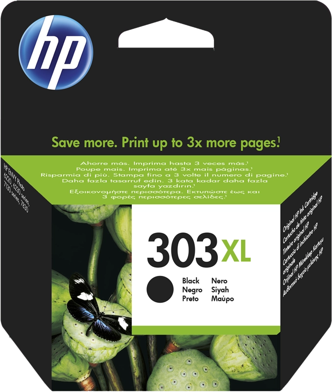 HP 303XL Schwarz Druckerpatrone T6N04AE (HP303XL)