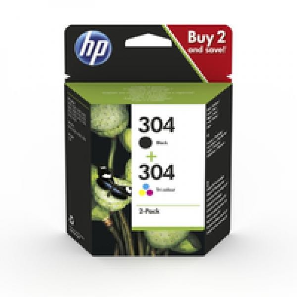 HP 304 Multipack Schwarz / mehrere Farben (HP304)
