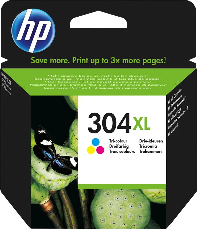 HP 304XL mehrere Farben Druckerpatrone N9K07AE (HP304XL)