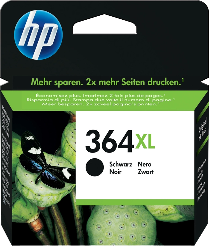 HP 364 XL Schwarz Druckerpatrone CN684EE (HP364XL)