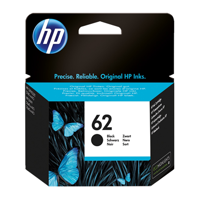 HP 62 Schwarz Druckerpatrone C2P04AE (HP62)