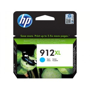 HP 912 XL Cyan Druckerpatrone 3YL81AE (HP912XL)