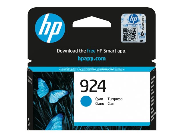 HP 924 Cyan Druckerpatrone 4K0U3NE (HP924)