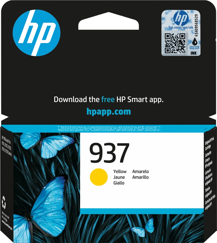 HP 937 Gelb Druckerpatrone 4S6W4NE