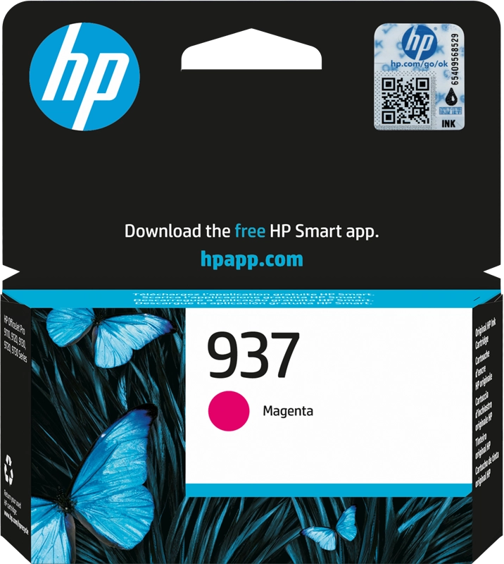 HP 937 Magenta Druckerpatrone 4S6W3NE
