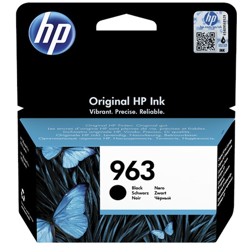 HP 963 Schwarz Druckerpatrone 3JA26AE (HP963)