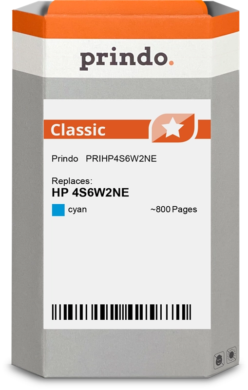 Prindo Classic 937 XL Cyan Druckerpatrone PRIHP4S6W6NE