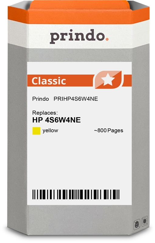 Prindo Classic 937 XL Gelb Druckerpatrone PRIHP4S6W8NE