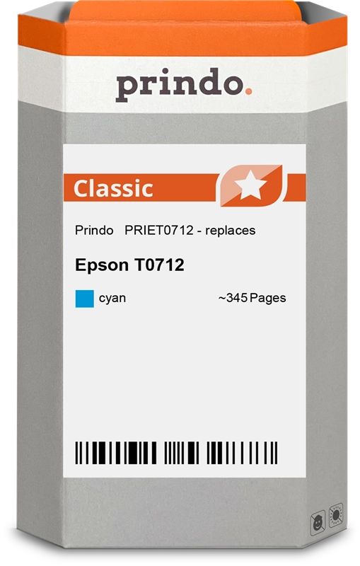 Prindo Classic Cyan Druckerpatrone PRIET0712